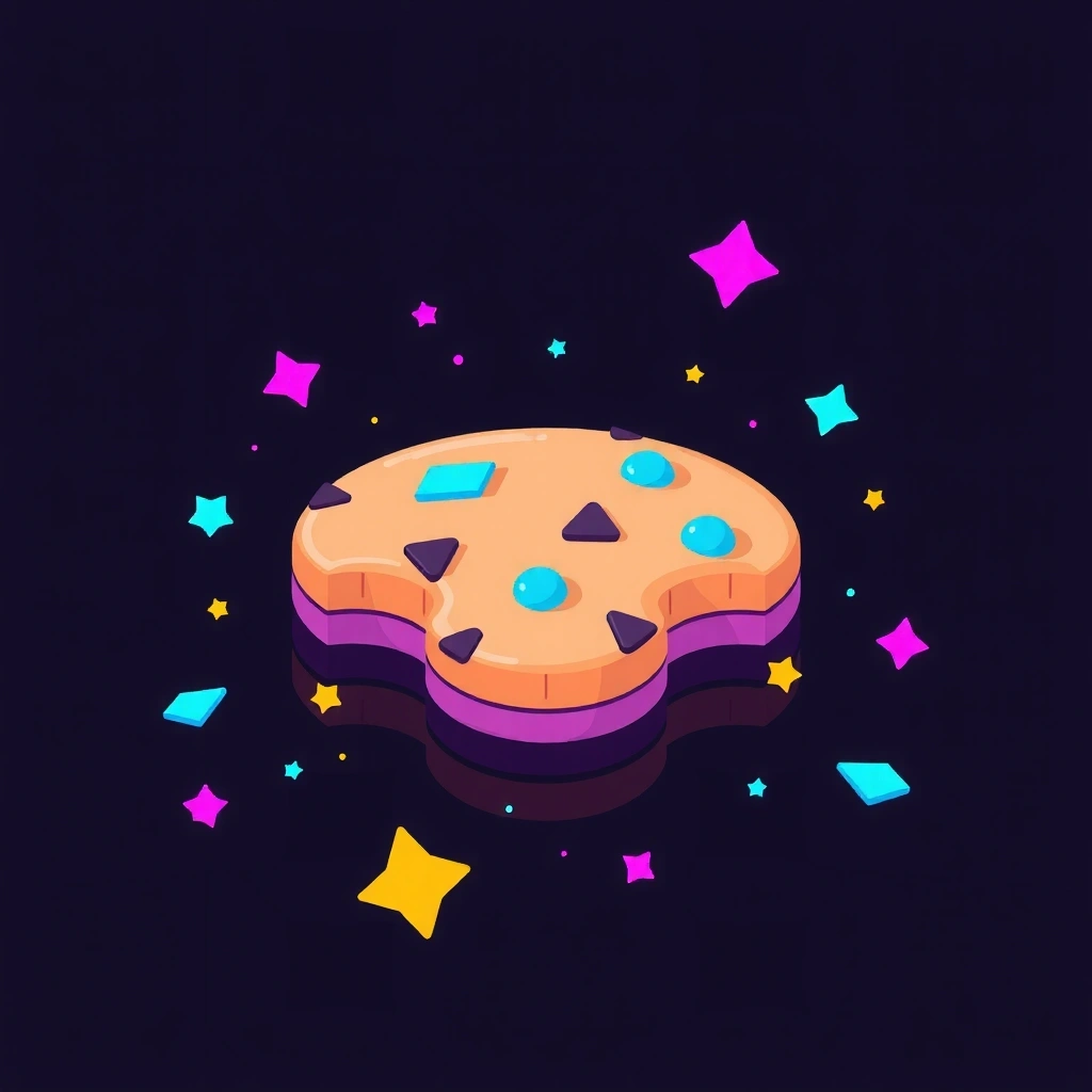 Ilustración de cookies digitales