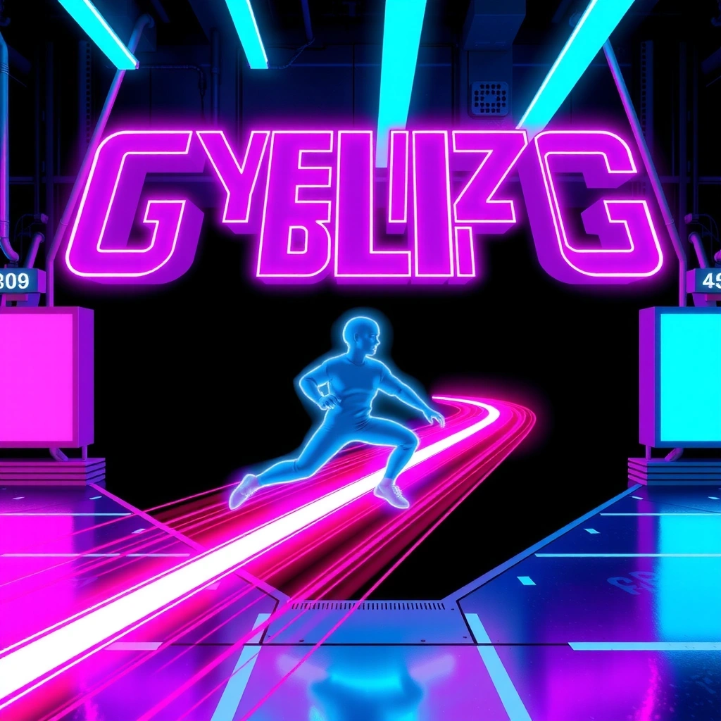 Gameplay del arcade Neon Blitz